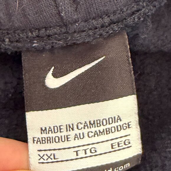 Nike men's sweatpants XXL navy blue cotton blend - Picture 6 of 8